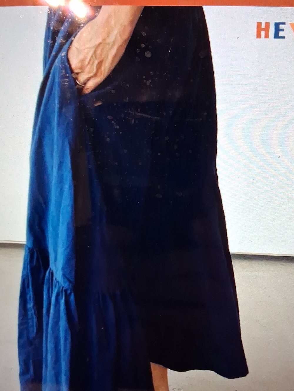NWOT Hey Gang The Ranch Skirt Navy Blue XS/S LAST MARKDOWN, leaving town - Picture 3 of 7